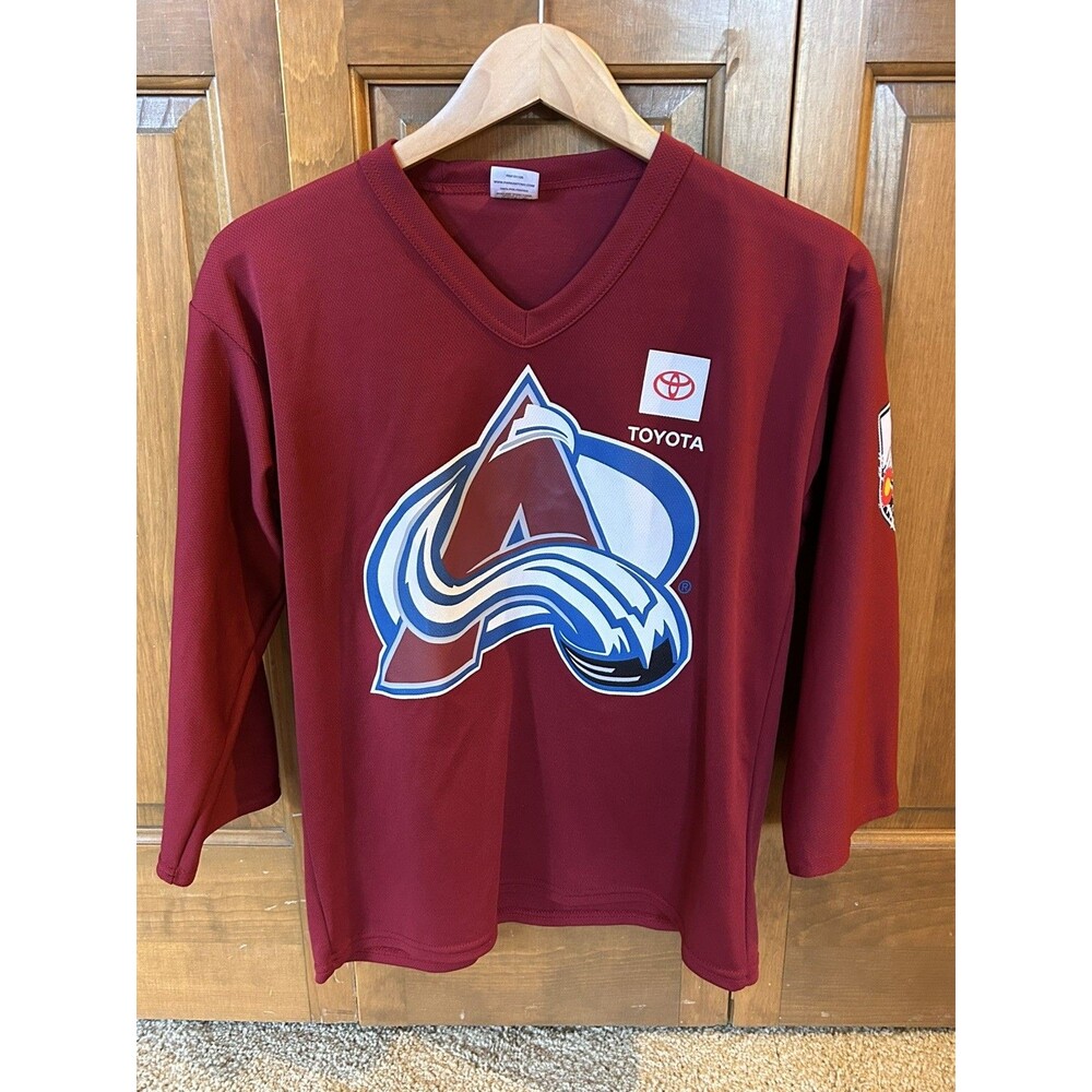 Vintage Youth 14-16 Mini AVS Medium Colorado Avalanche Jersey